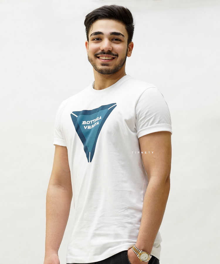 تیشرت طرح دار مردانه بوتگا ونتا 1853