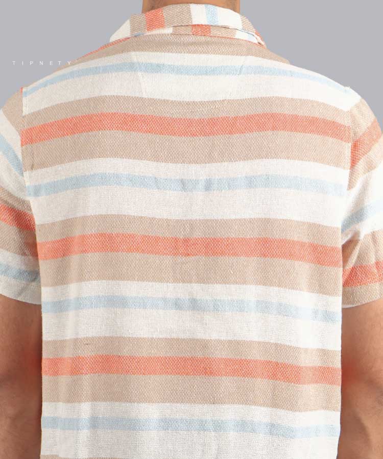                                                 خردلی سبز آبی پیراهن یقه انگلیسی 1155  - تصویر 7