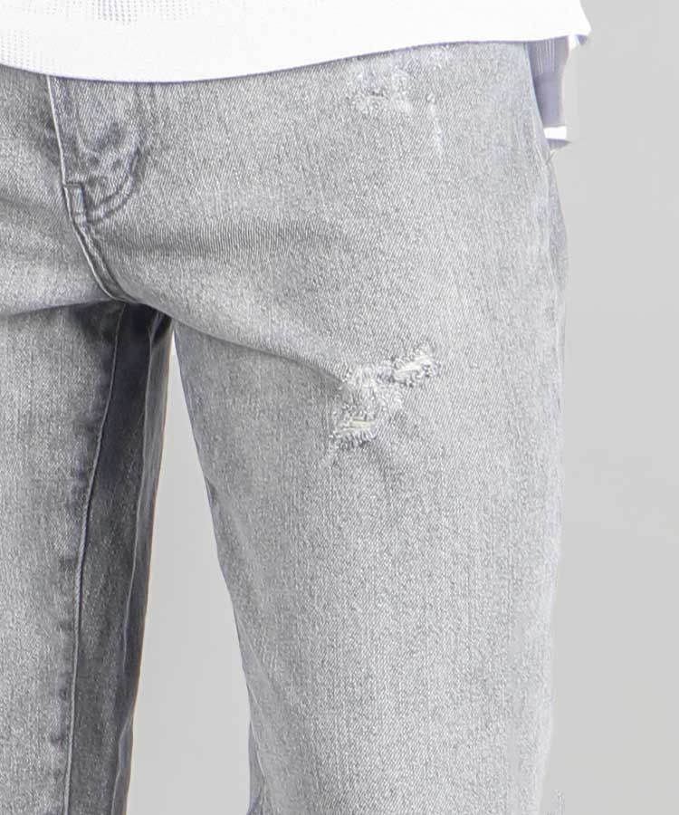                     طوسی شلوار جین مام فیت 0805  - تصویر 3