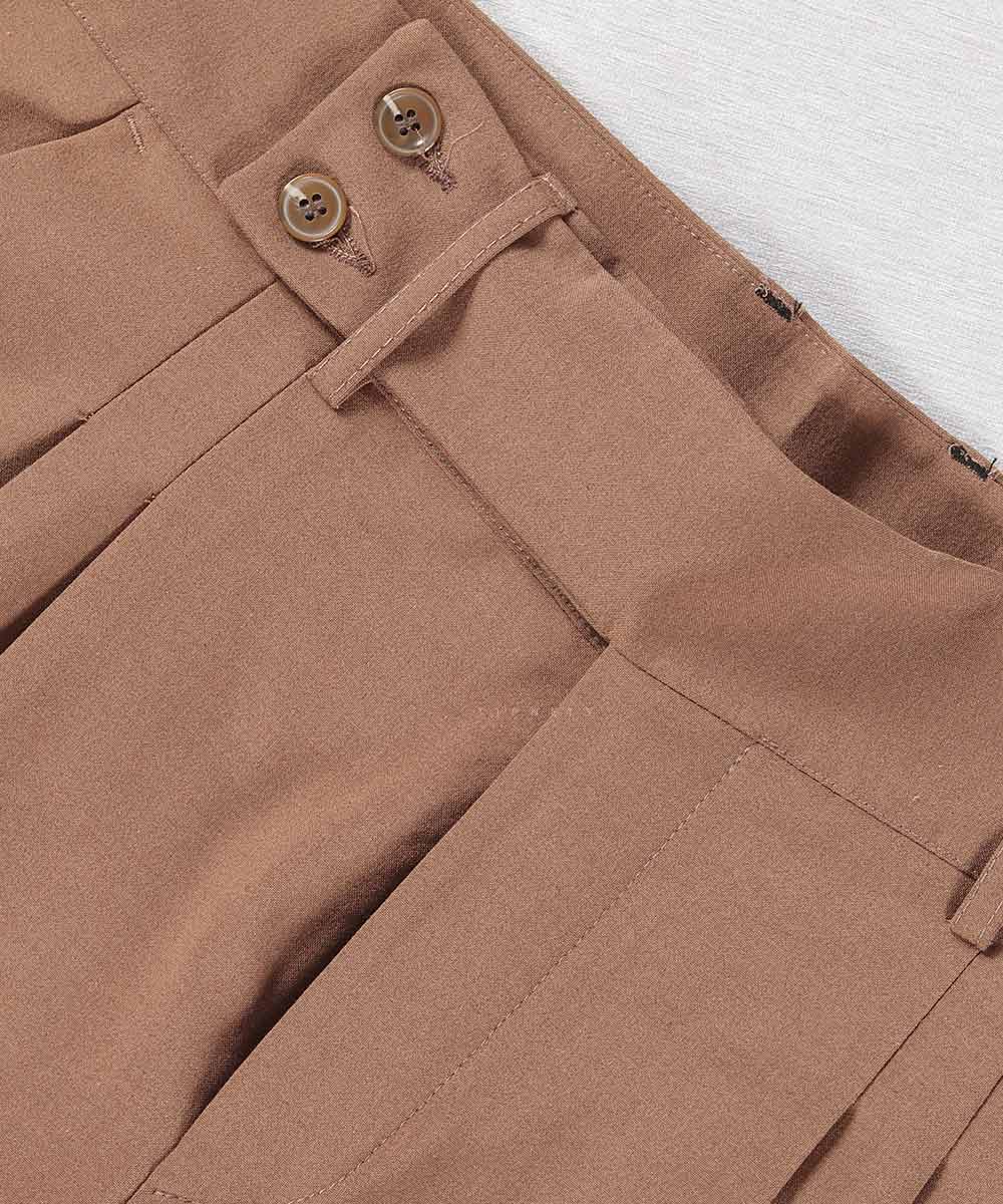         روشن       کرم مشکی سبز کرم روشن شکلاتی ذغالی شلوار پارچه ای فیت 0480  - تصویر 10