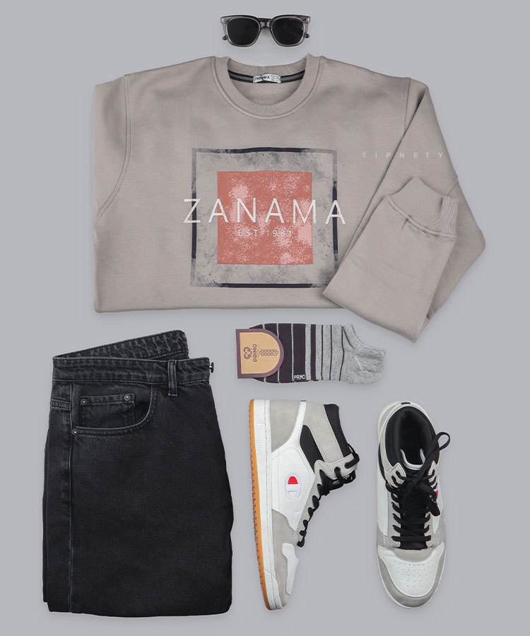                                                                                                                                 مشکی طوسی خردلی پاییزه پلیور 1260  - تصویر 5