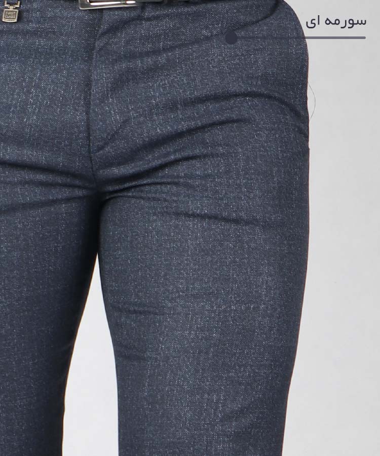                                     قهوه ای ذغالی سورمه ای طوسی سبز شلوار پارچه ای راسته 0270  - تصویر 8