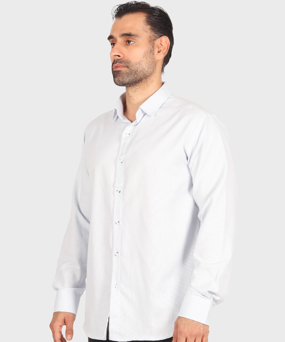         کرم آبی روشن طوسی روشن پاییزه پیراهن 0251  - تصویر 6