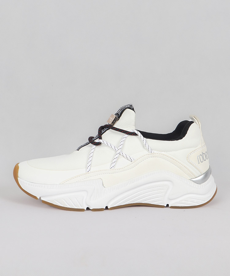                                                                       کفش روزمره (کتانی) 7402                         سفید مشکی کفش روزمره (کتانی) 7407  - تصویر 3