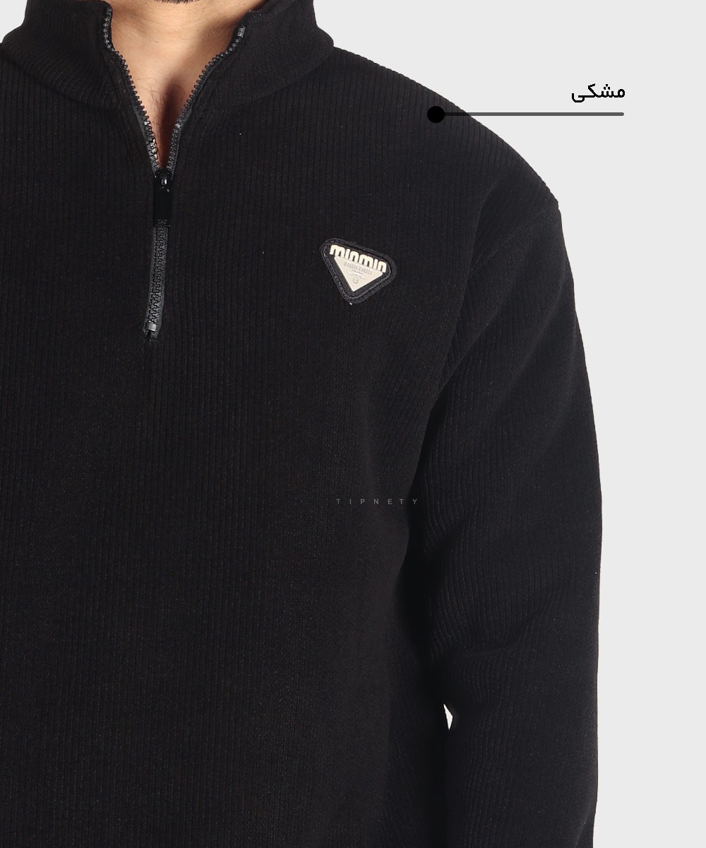         عسلی مشکی شیری پاییزه پلیور 7167  - تصویر 4