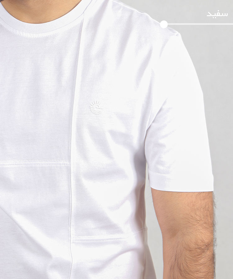                                                                                                     کرم مشکی سفید طوسی تیشرت لش 1271  - تصویر 3