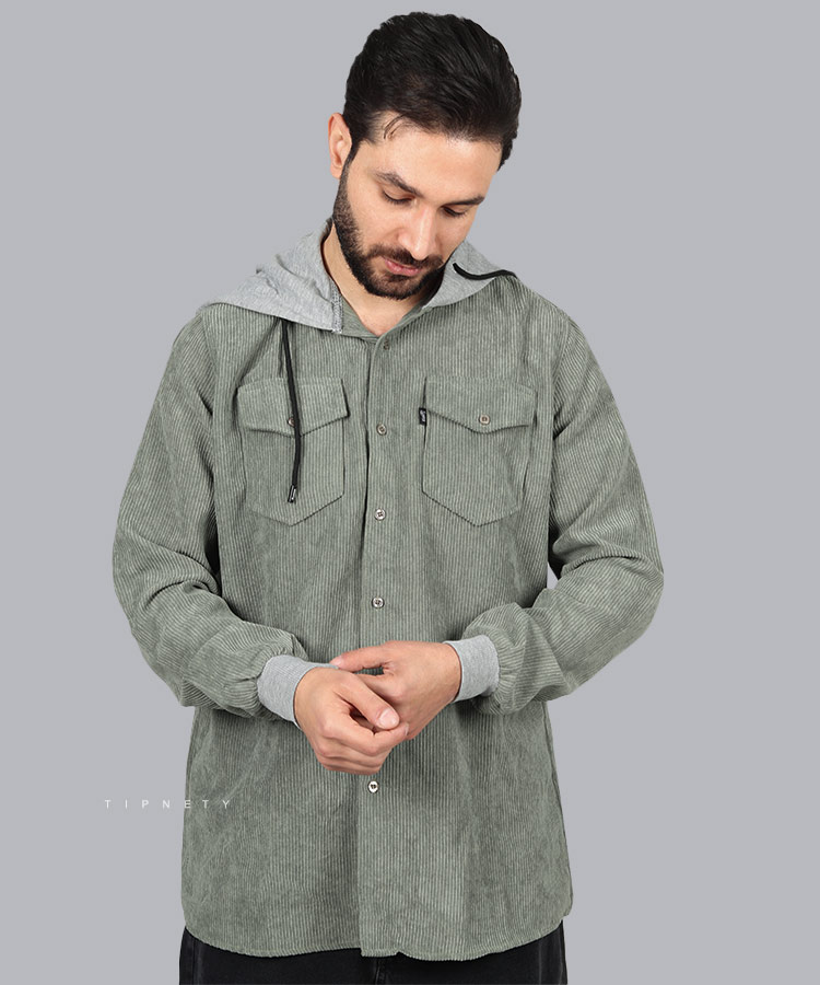                                                                                                                                                                                                                                                   شتری دودی طوسی خردلی سبز زیتونی سورمه ای مشکی کرم پاییزه سویشرت 2460  - تصویر 3