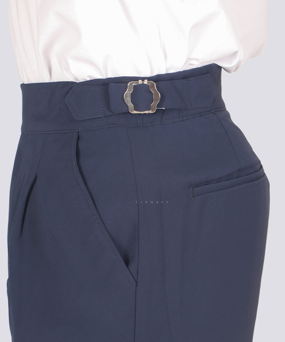           مشکی سورمه ای کرم استخوانی شلوار پارچه ای مام استایل 5660  - تصویر 15