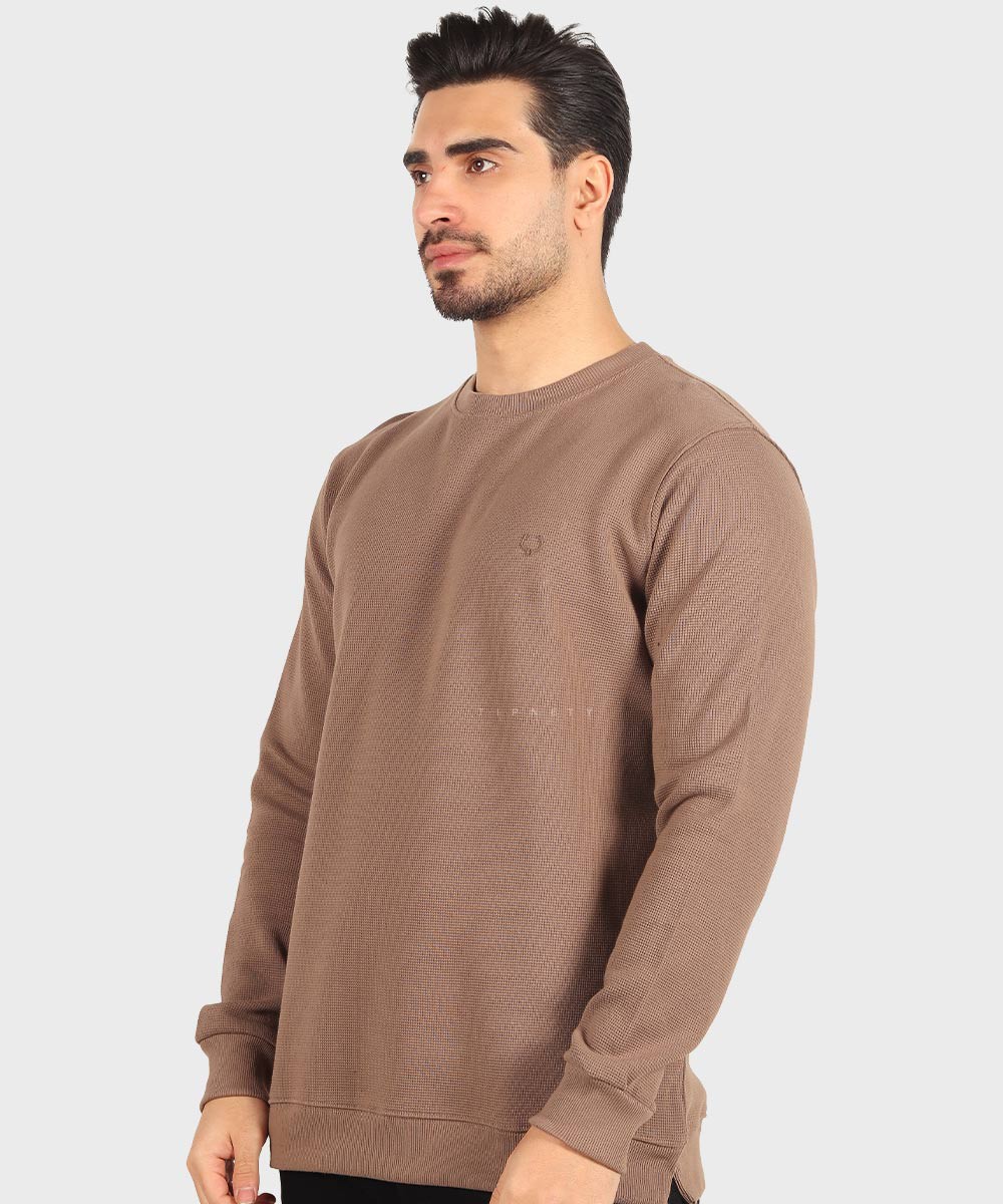           سورمه ای خاکی سبز شکلاتی پاییزه تیشرت 4416  - تصویر 9