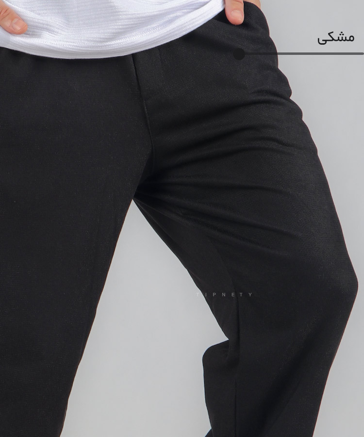                                                                                                           شیری مشکی شلوار پارچه ای لینن 2009  - تصویر 7