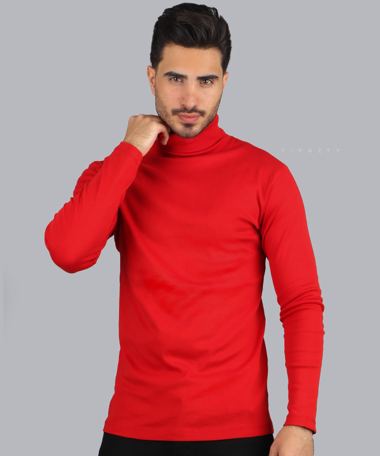 یقه اسکی مردانه ساده 6020