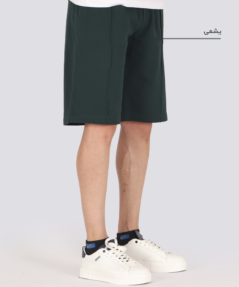 مشکی یشمی سورمه ای خاکی راحتی شلوارک 1714  - تصویر 9