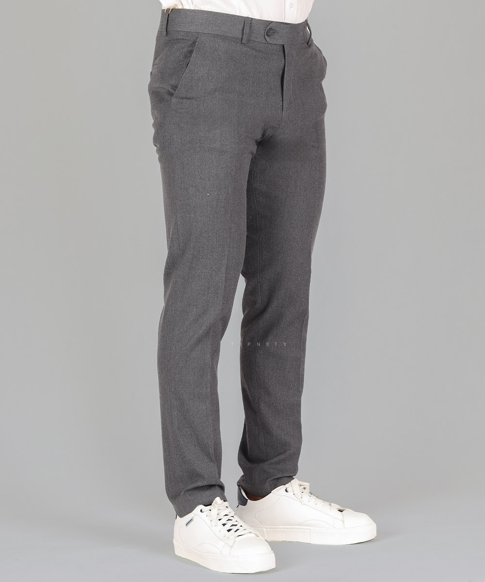                         مشکی طوسی شلوار پارچه ای فیت 2950  - تصویر 6