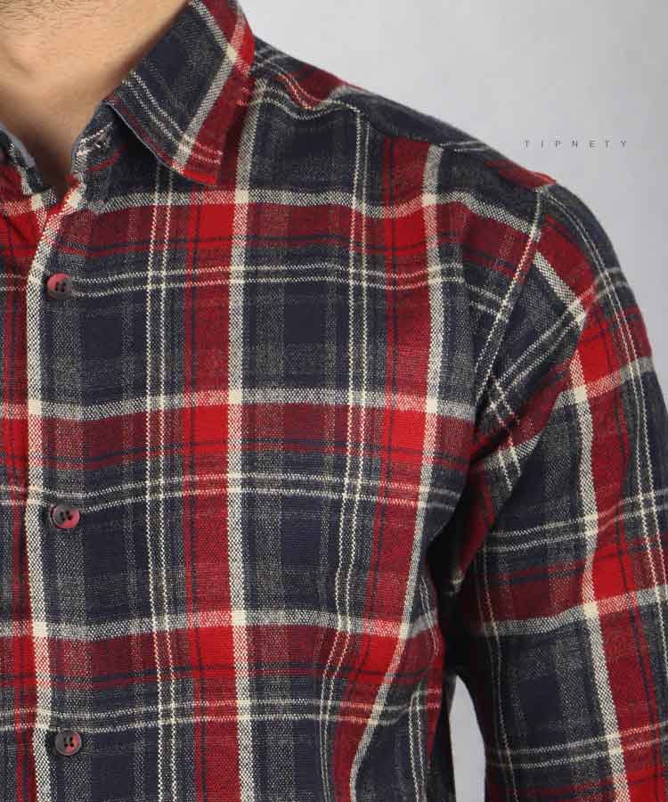 پیراهن مردانه پشمی و چهارخانه 0404