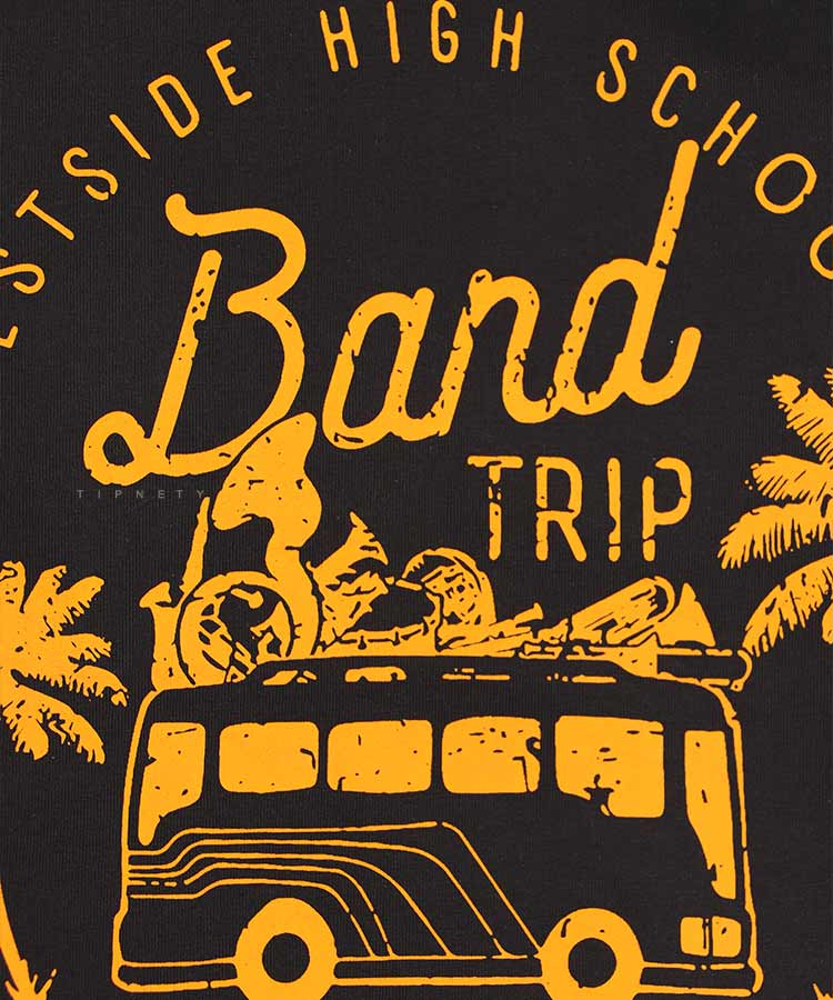                                                                                                                                            مشکی سبز فرمی تیشرت چاپی 1182  - تصویر 5