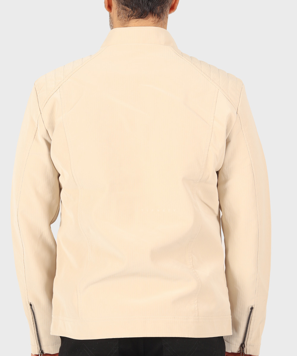                 سبز کرم مشکی زمستانه کت چرم 6015  - تصویر 8