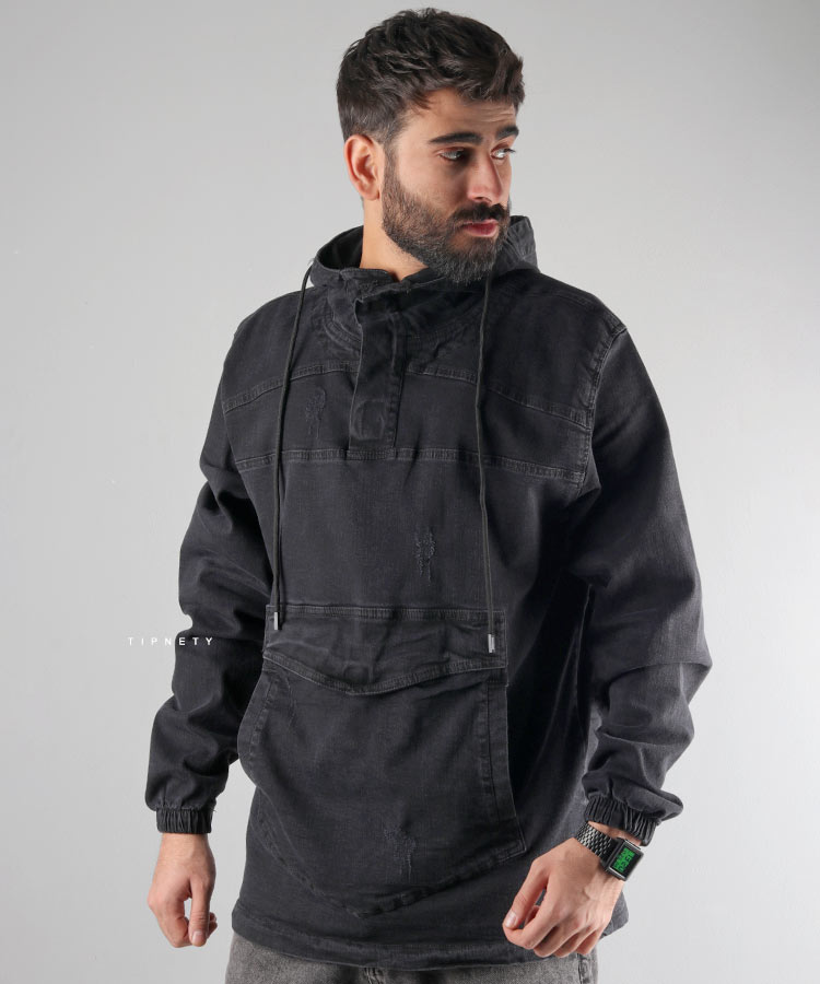 هودی مردانه جین و لانگ 6202