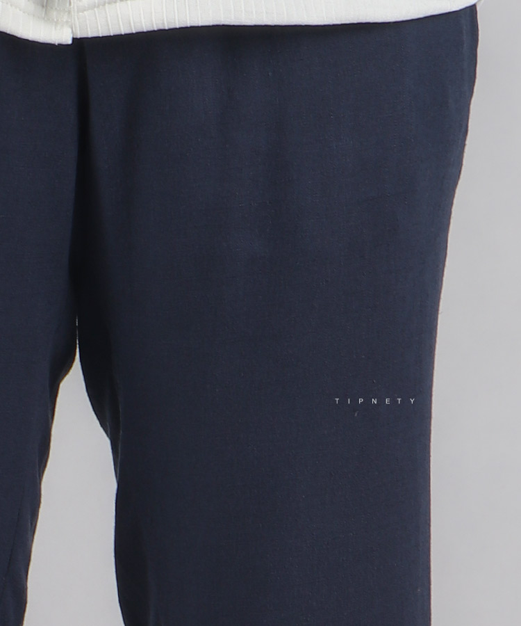                                 سورمه ای شلوار پارچه ای لینن 0062  - تصویر 2