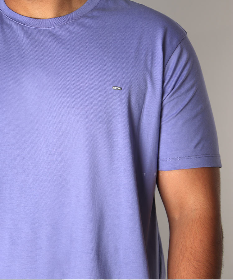 تیشرت ساده یاسی مردانه 9111