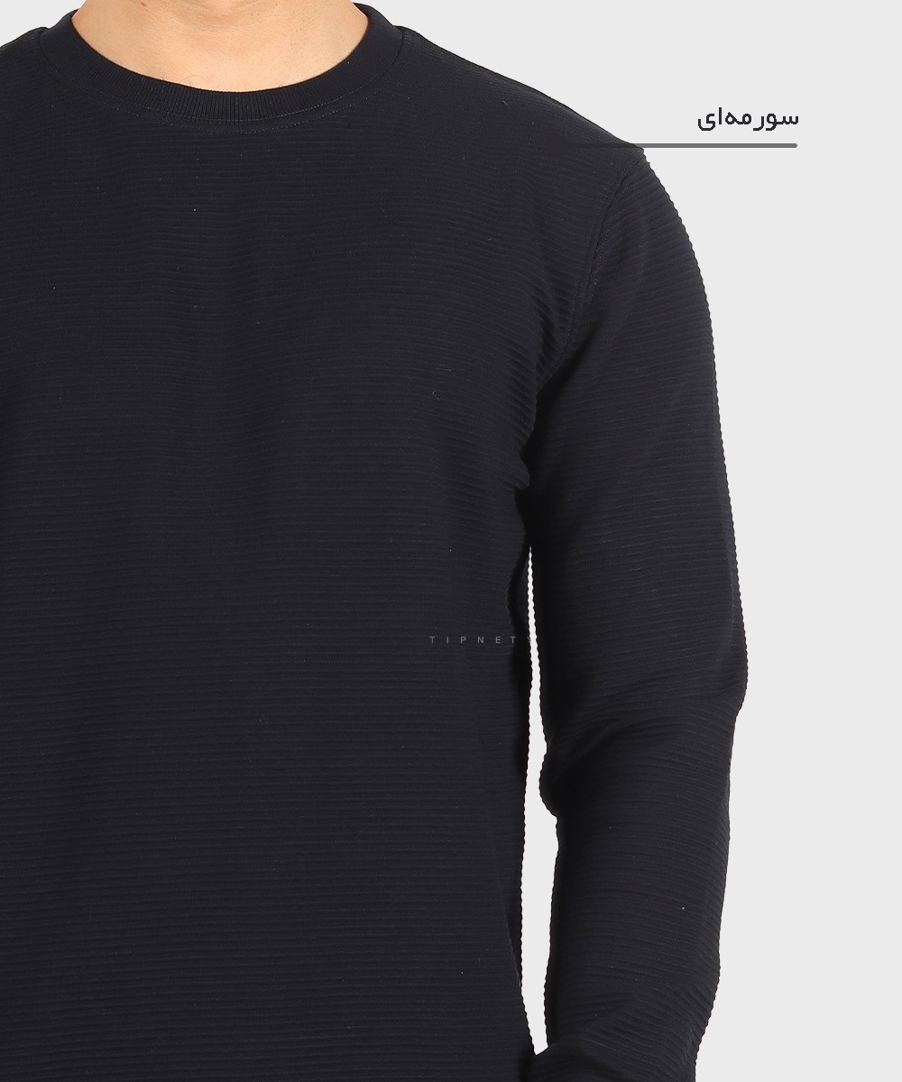                                                         لجنی سورمه ای نوک مدادی مشکی شیری کرم تیره پاییزه تیشرت 5632  - تصویر 10