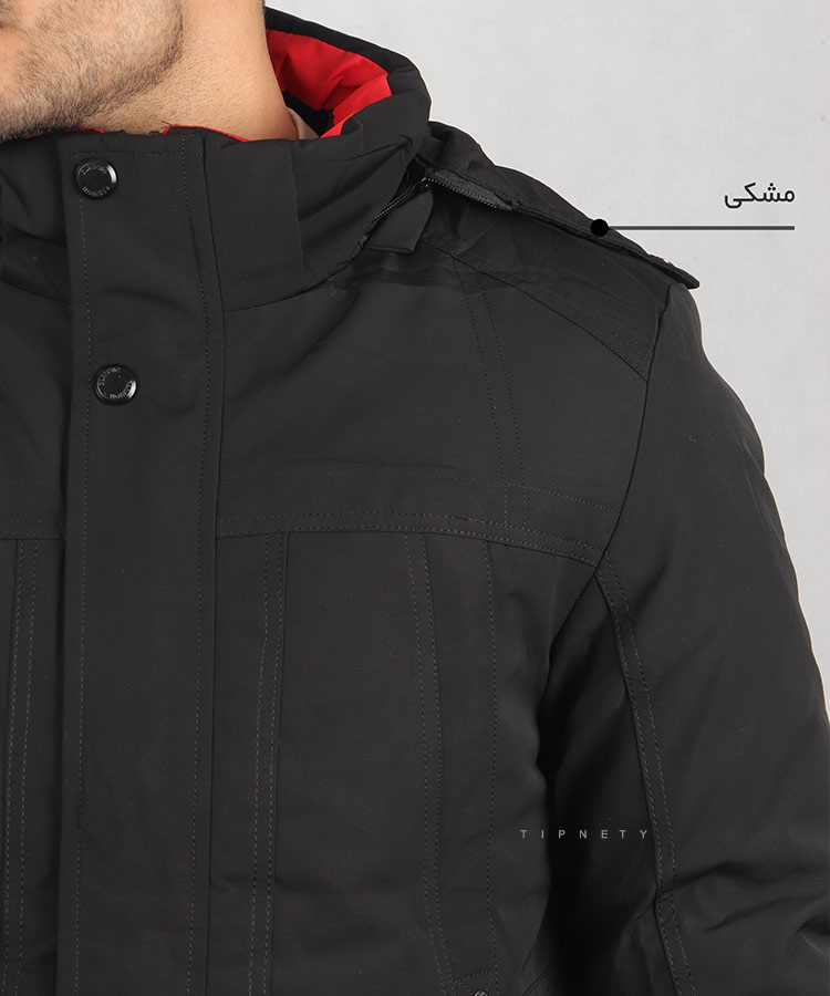                                     مشکی سورمه ای زمستانه کاپشن 9158  - تصویر 5