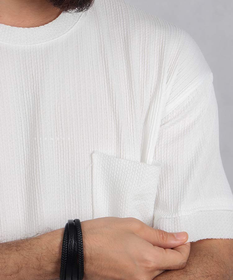                                                         سفید نفتی مشکی تیشرت لش 1748  - تصویر 6