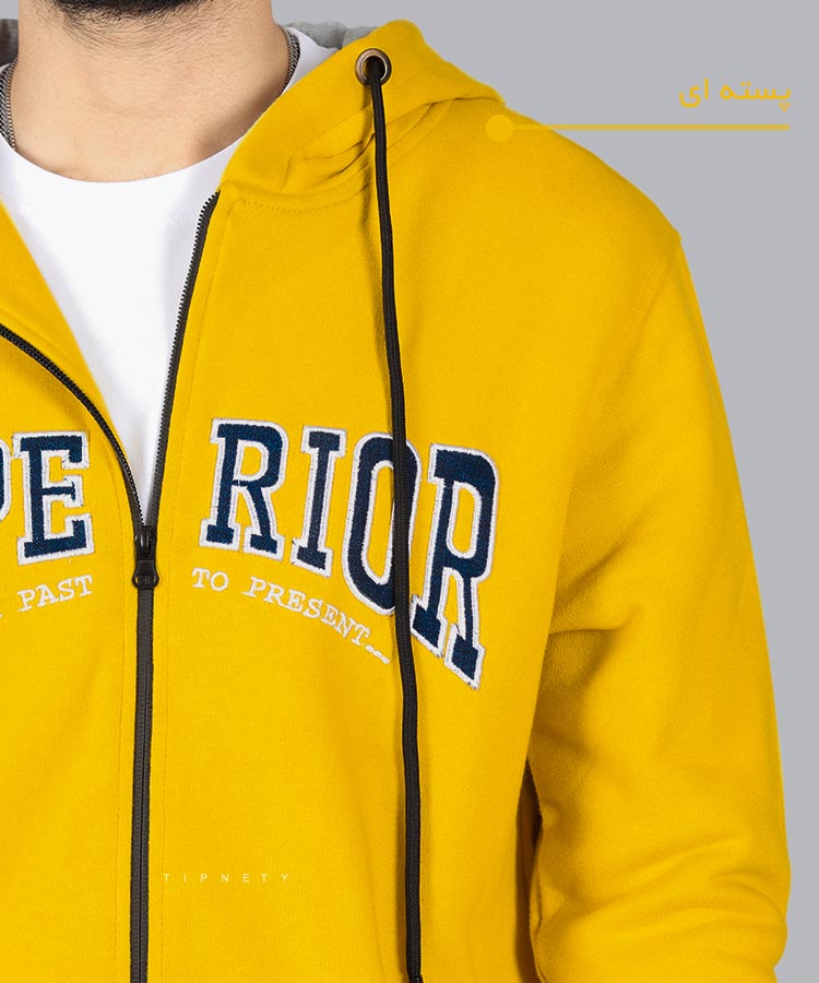                                                                                 شتری طوسی سورمه ای مشکی لجنی نارنجی پسته ای پاییزه سویشرت 5162  - تصویر 11