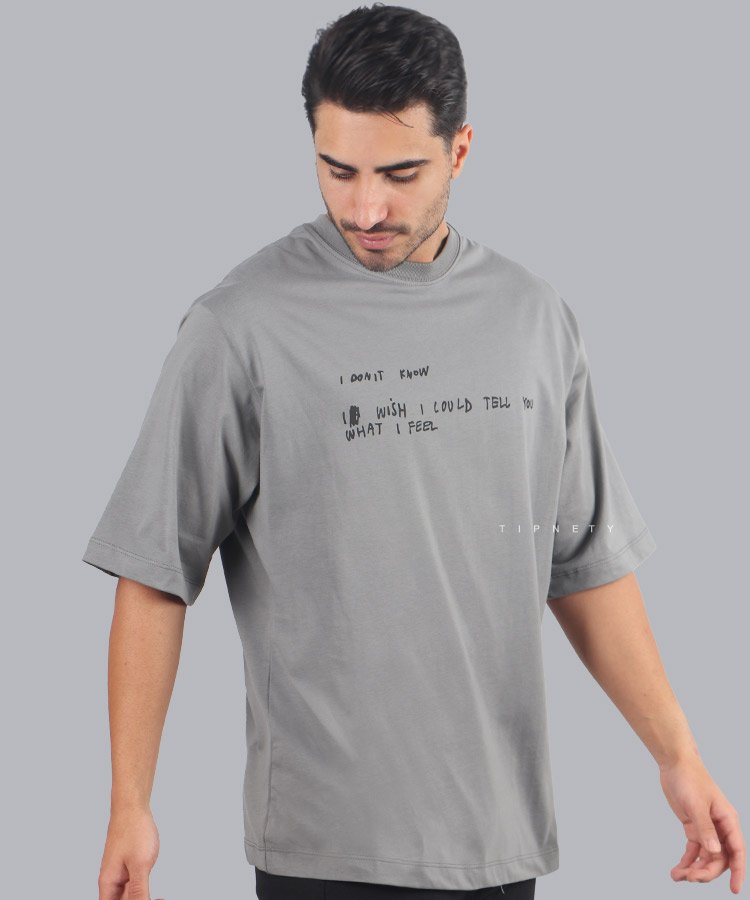 تیشرت لش طرح دار مردانه 1383