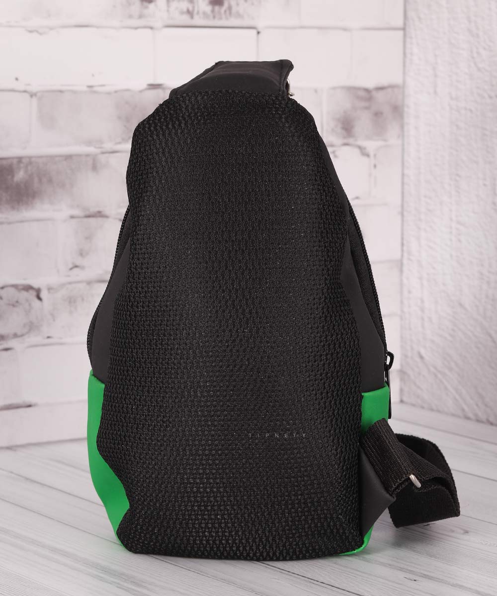 سورمه ای طوسی سبز کیف دوشی 4559  - تصویر 11