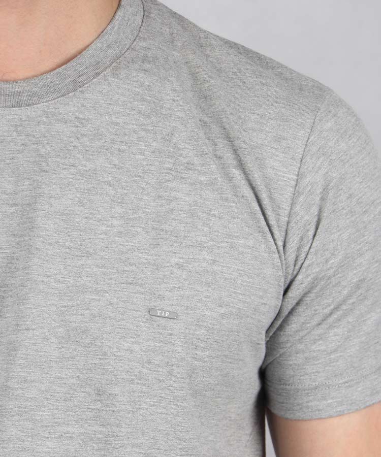 تیشرت ساده ملانژ مردانه برند تیپ نتی 9116