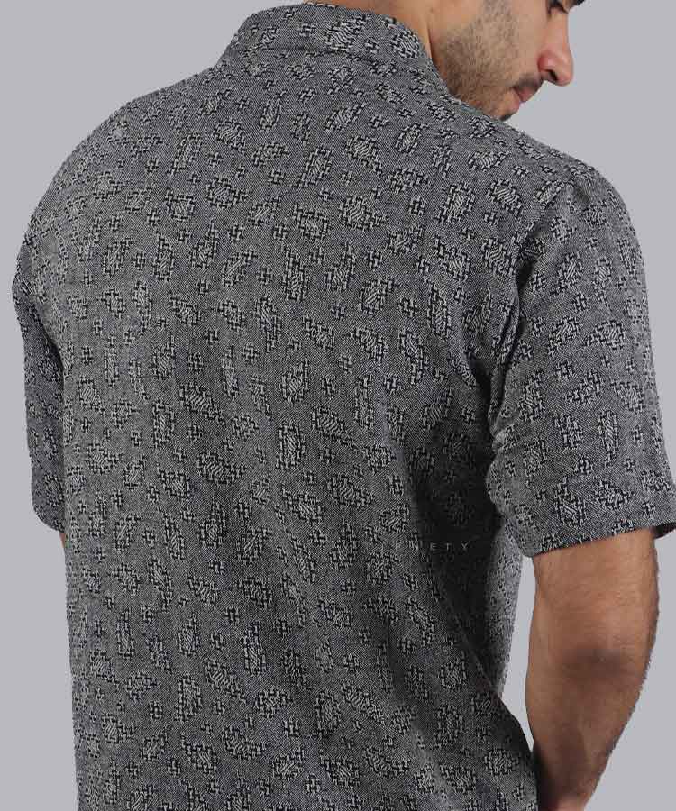                                                                       شیری نسکافه ای ذغالی آبی روشن پیراهن لش 0239  - تصویر 7