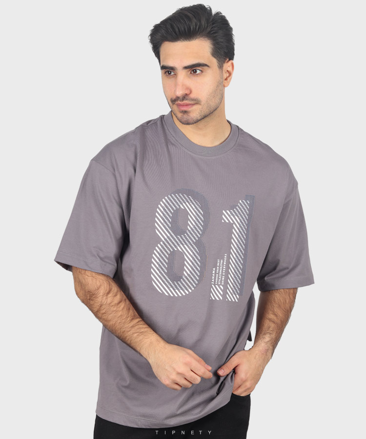                                                         سورمه ای قهوه ای دودی مشکی سفید استخوانی تیشرت لش 1617  - تصویر 4