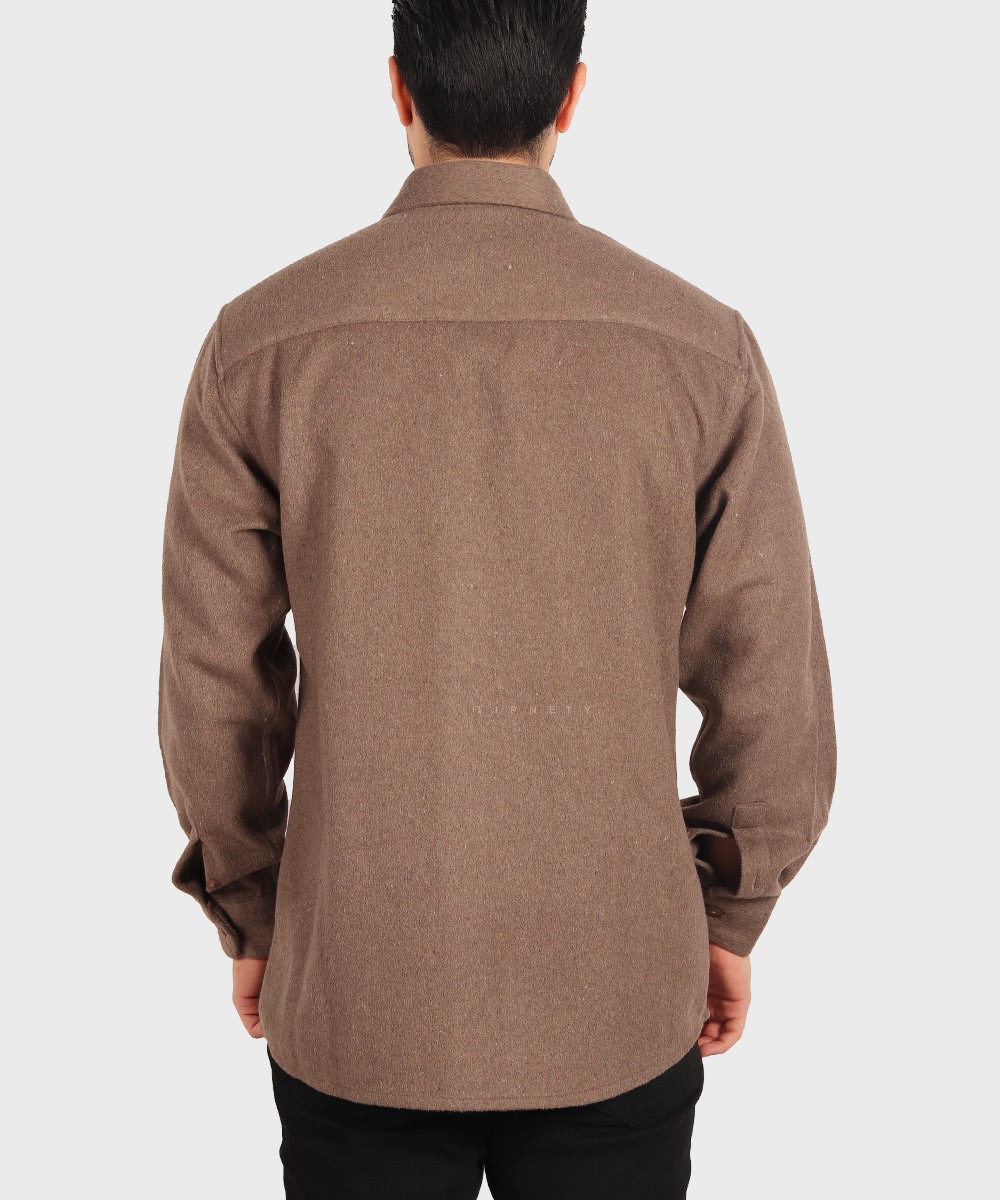                     قهوه ای دودی طوسی مشکی پاییزه پیراهن 0964  - تصویر 7