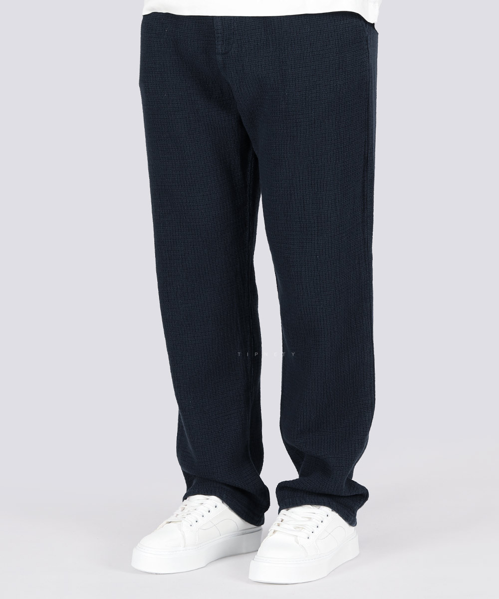     سورمه ای شلوار پارچه ای بگ استایل 1040  - تصویر 3