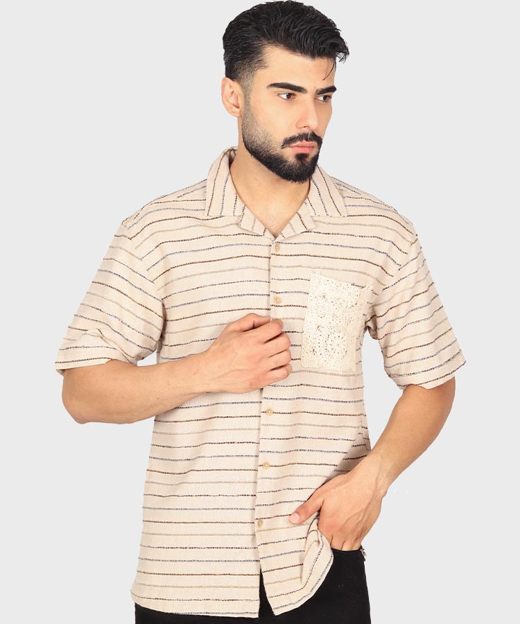 پیراهن لش کنفی و جیب دار 0917