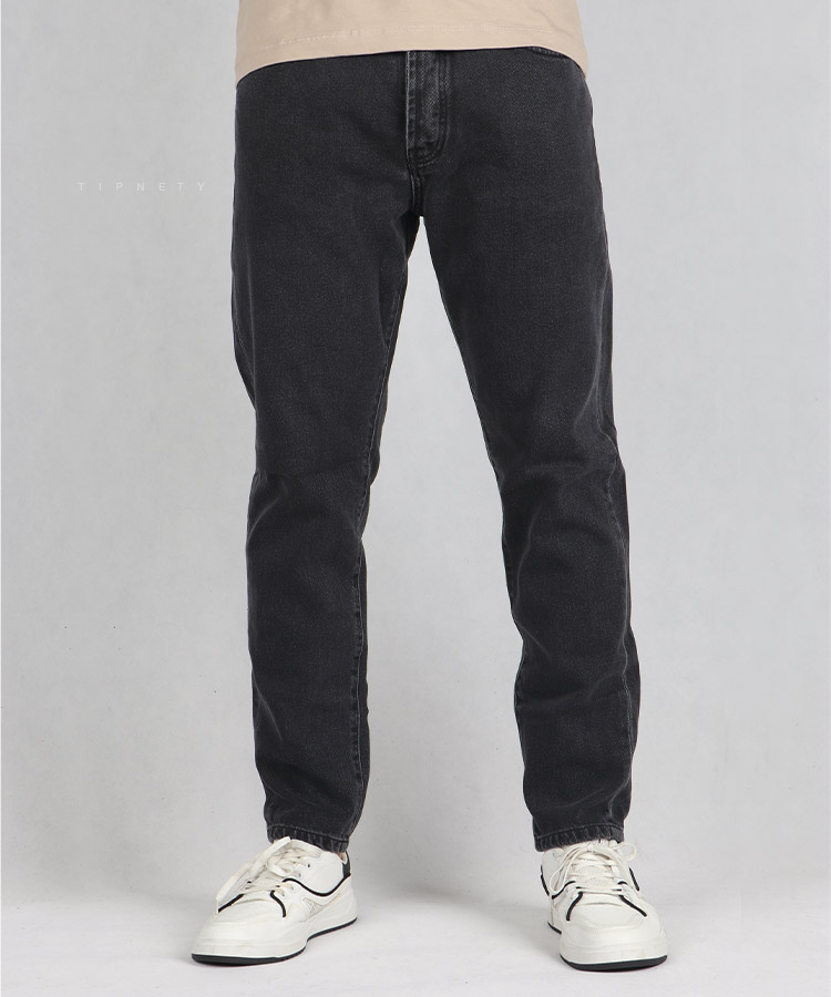 شلوار جین استریت استایل مردانه ذغالی 6098