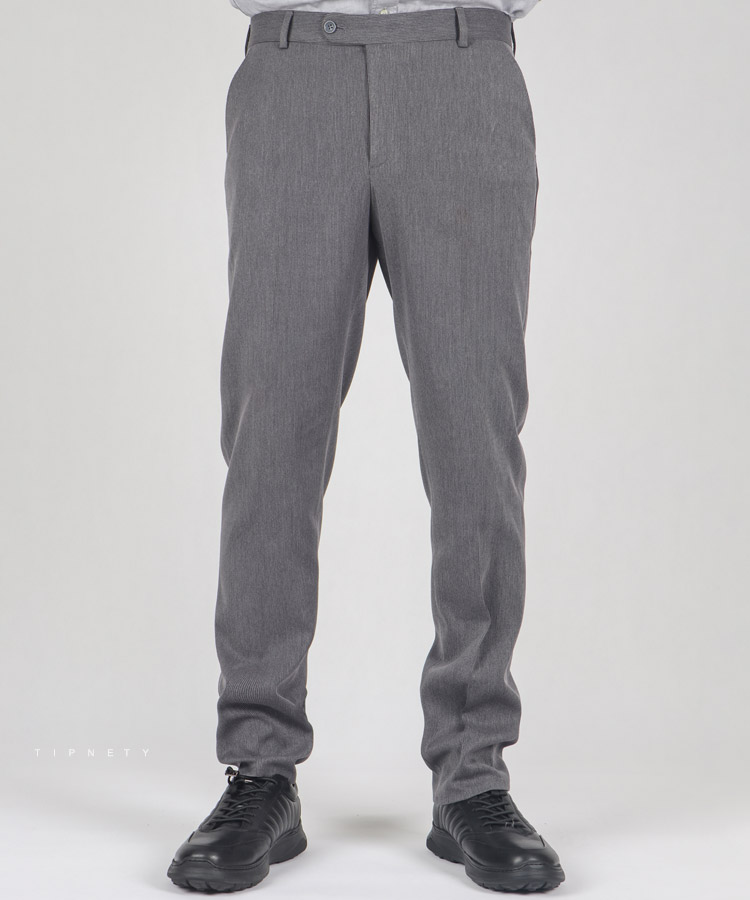 شلوار پارچه ای مردانه راسته بافت راه راه 0905