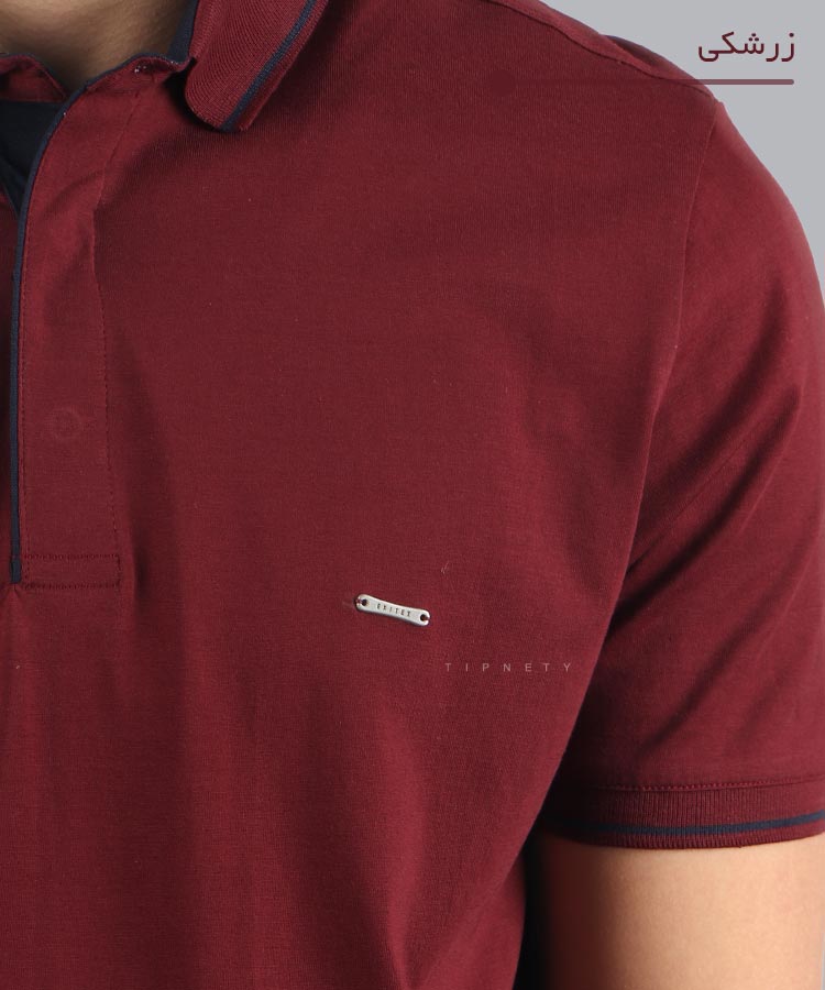                                                                                                                                                                                                                             زیتونی لجنی سبز نوک مدادی زرشکی سورمه ای آجری سفید مشکی تیشرت یقه دار 0556  - تصویر 17