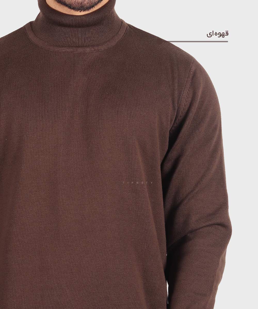         نوک مدادی سورمه ای قهوه ای پاییزه یقه اسکی 0254  - تصویر 5