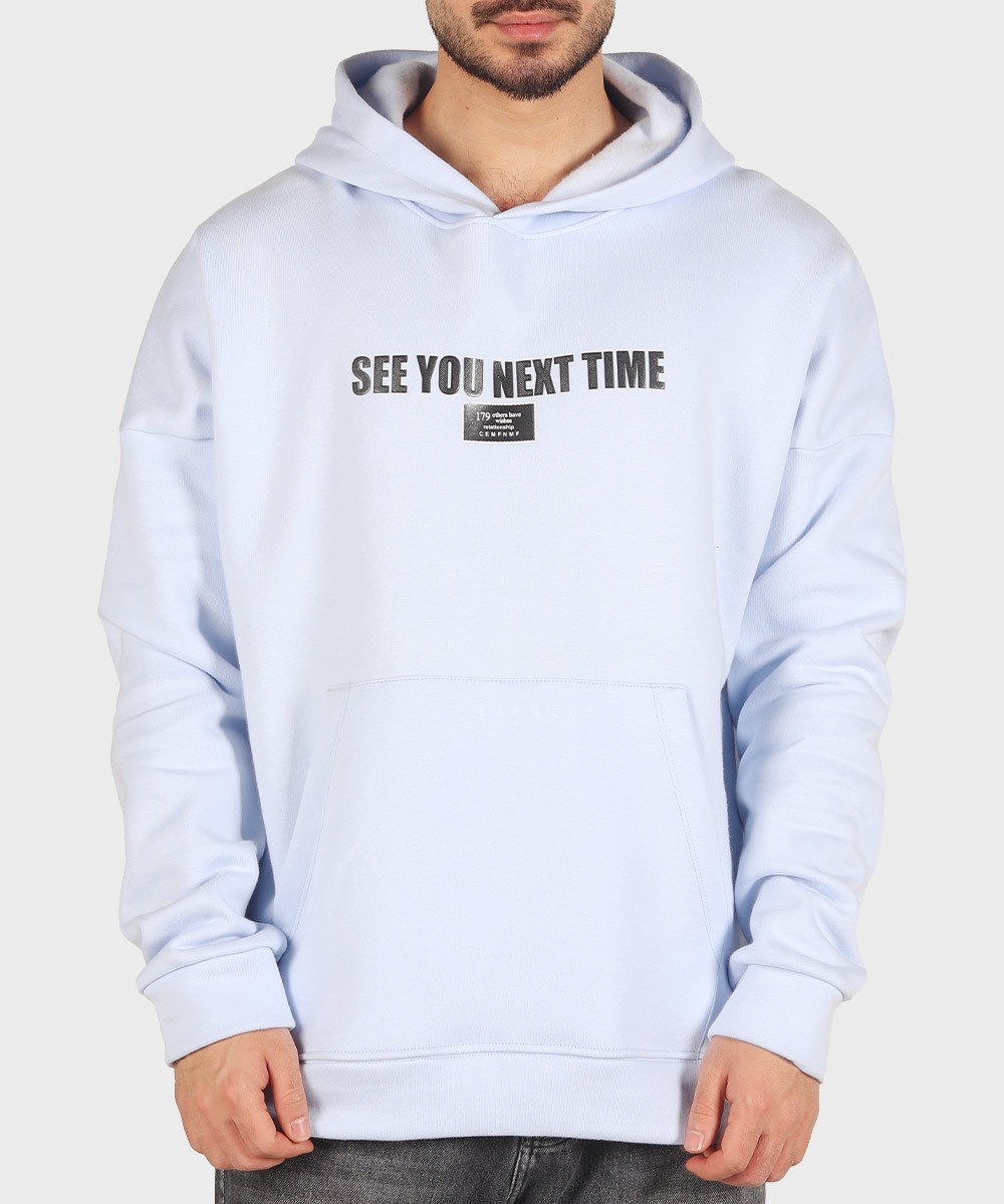     روشن       سفید   روشن آبی نفتی پاییزه هودی 4833  - تصویر 6