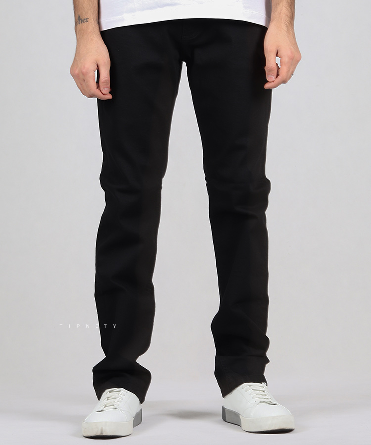 شلوار جین راسته مردانه مشکی 3794