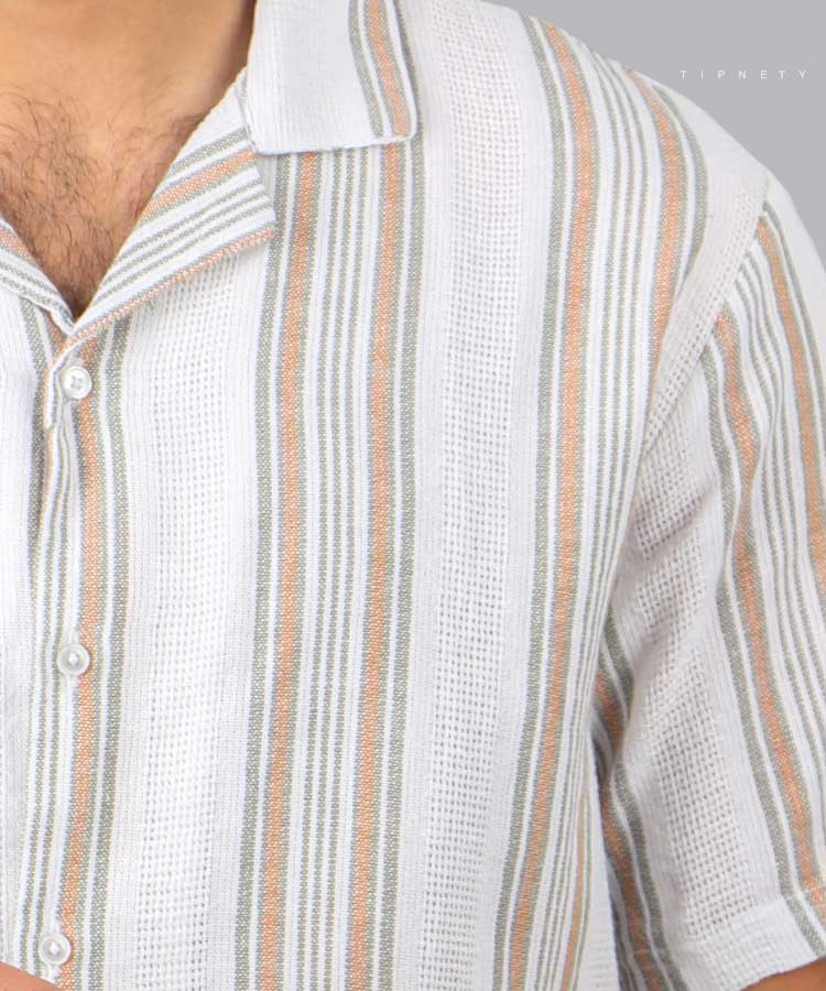                                         شیری پیراهن یقه انگلیسی 1259  - تصویر 4