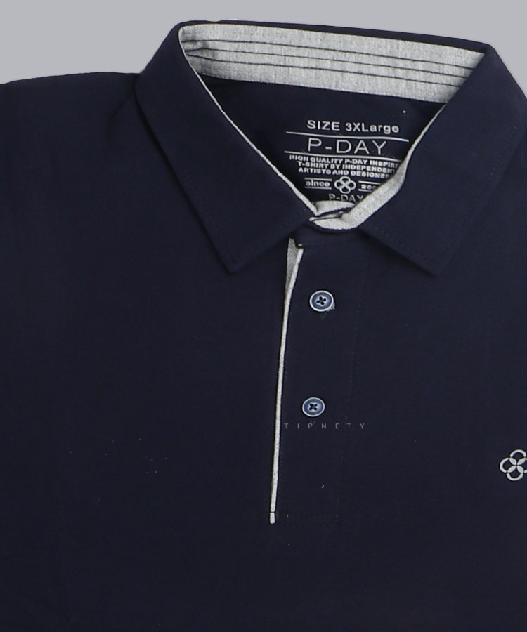 تیشرت یقه دار سایز بزرگ مردانه 6205