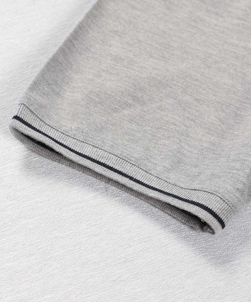 ملانژ سورمه ای مشکی تیشرت یقه دار 0569  - تصویر 11