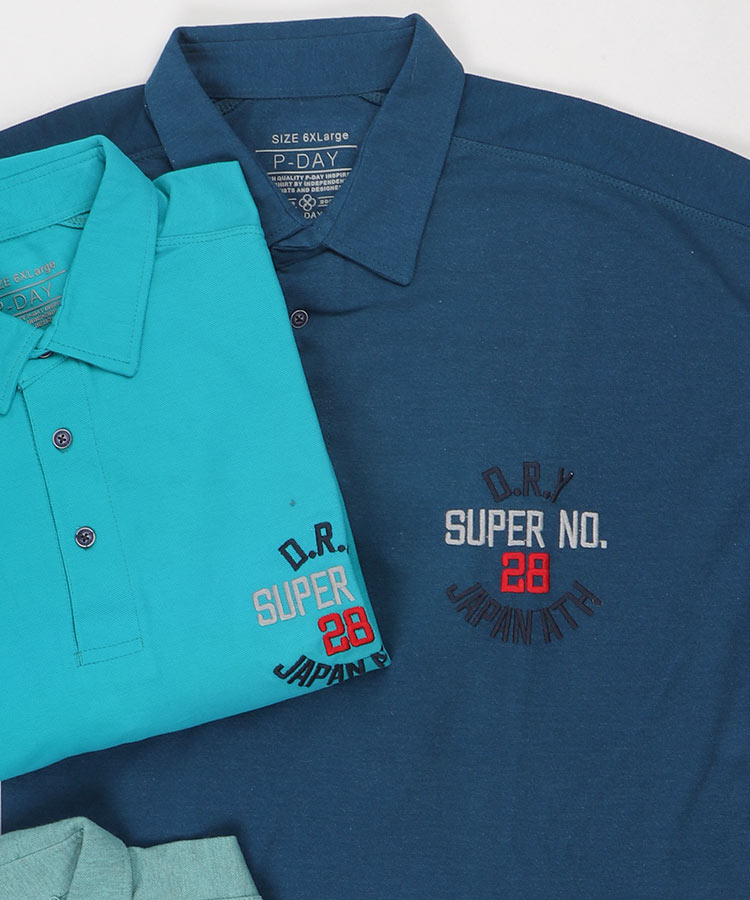 تیشرت یقه دار سایز بزرگ مردانه 5352