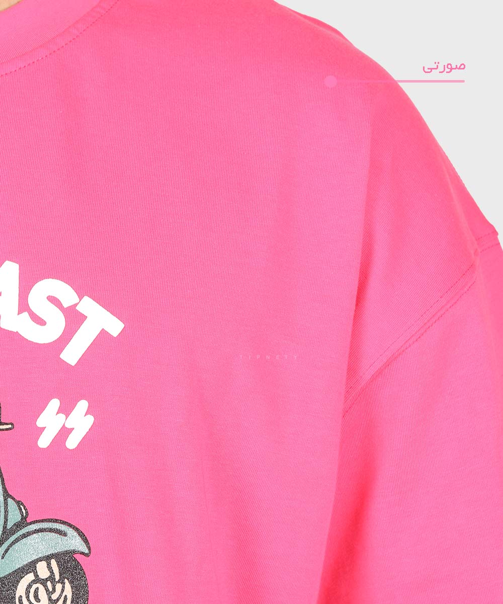                                     کرم روشن شیری مشکی کاربنی سبز شکلاتی نسکافه ای صورتی تیشرت لش 6218  - تصویر 7