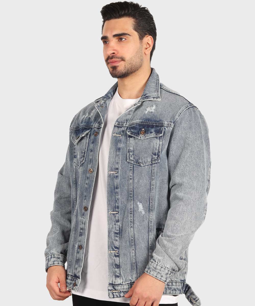         آبی زمستانه کت جین 0212  - تصویر 3