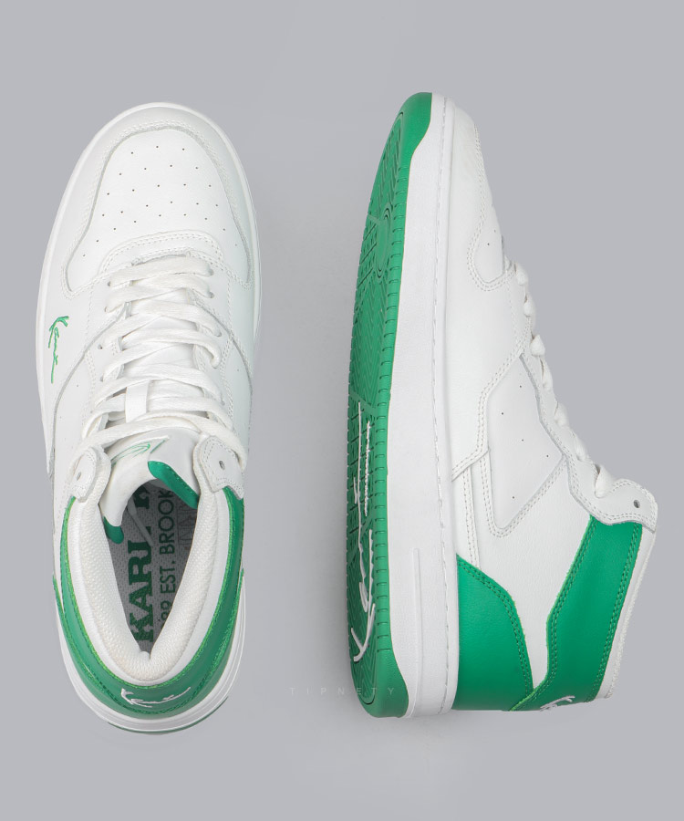 کتونی سبز نیم ساق برند کارل کانی 8003