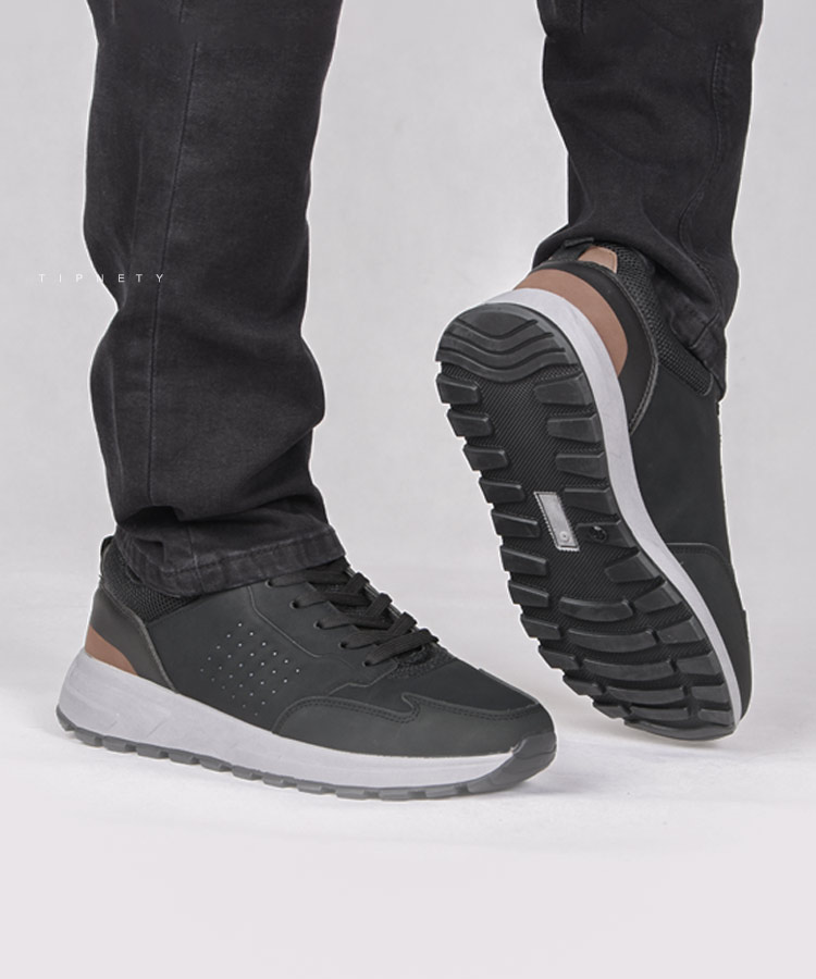                                         سبز قهوه ای مشکی کفش روزمره (کتانی) 1687  - تصویر 4