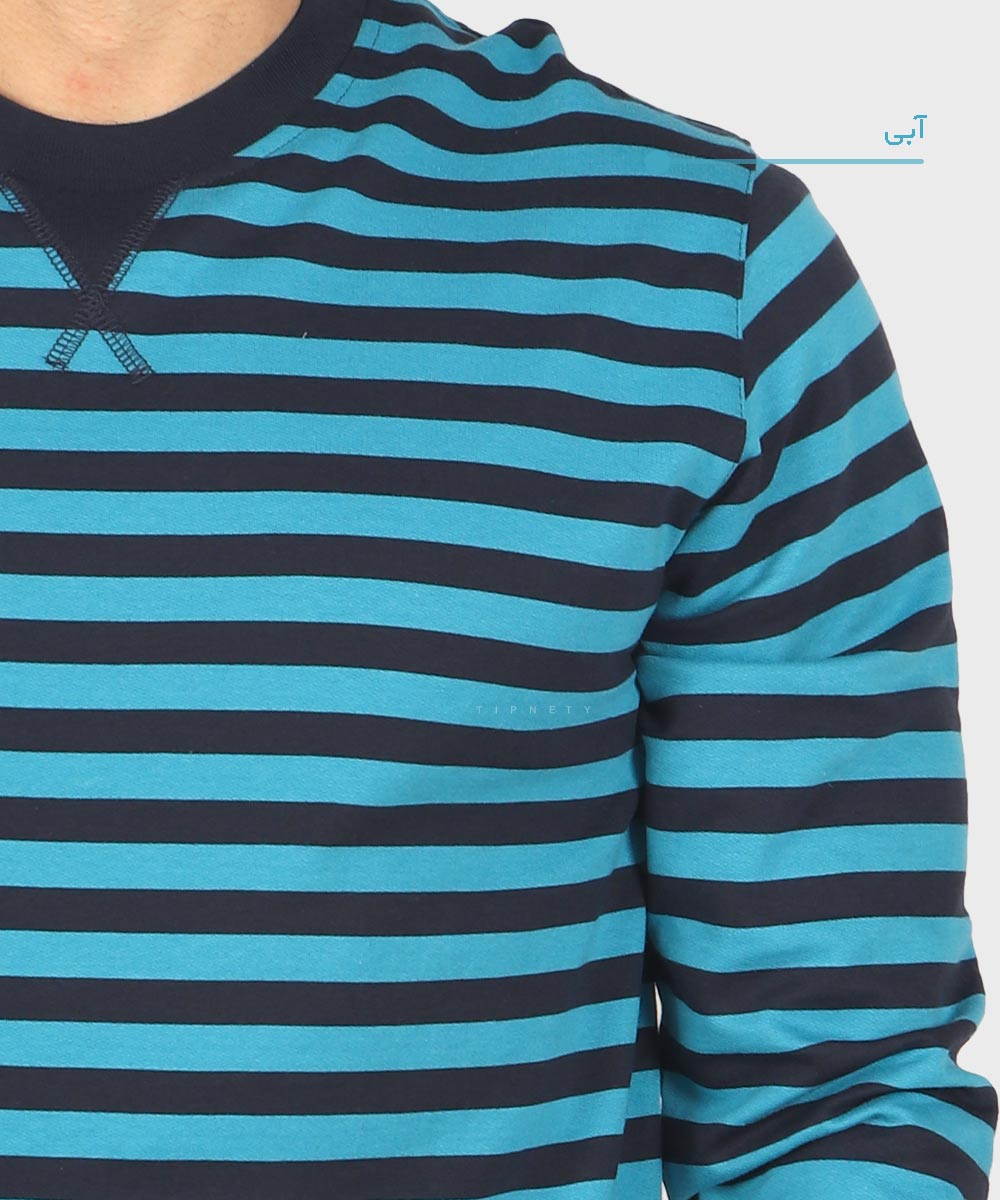                         مشکی دودی آبی پاییزه تیشرت 1746  - تصویر 6